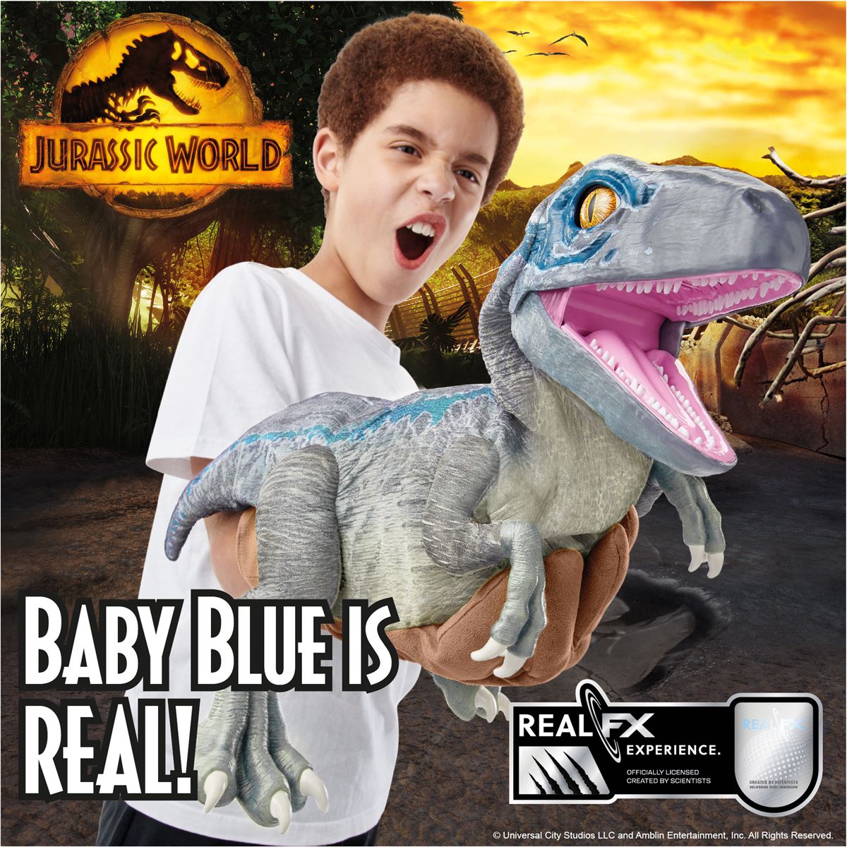 Jurassic World - Real FX Baby T-Rex - Wow! Stuff